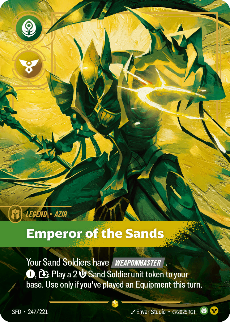 Azir - Emperor of the Sands (Overnumbered)