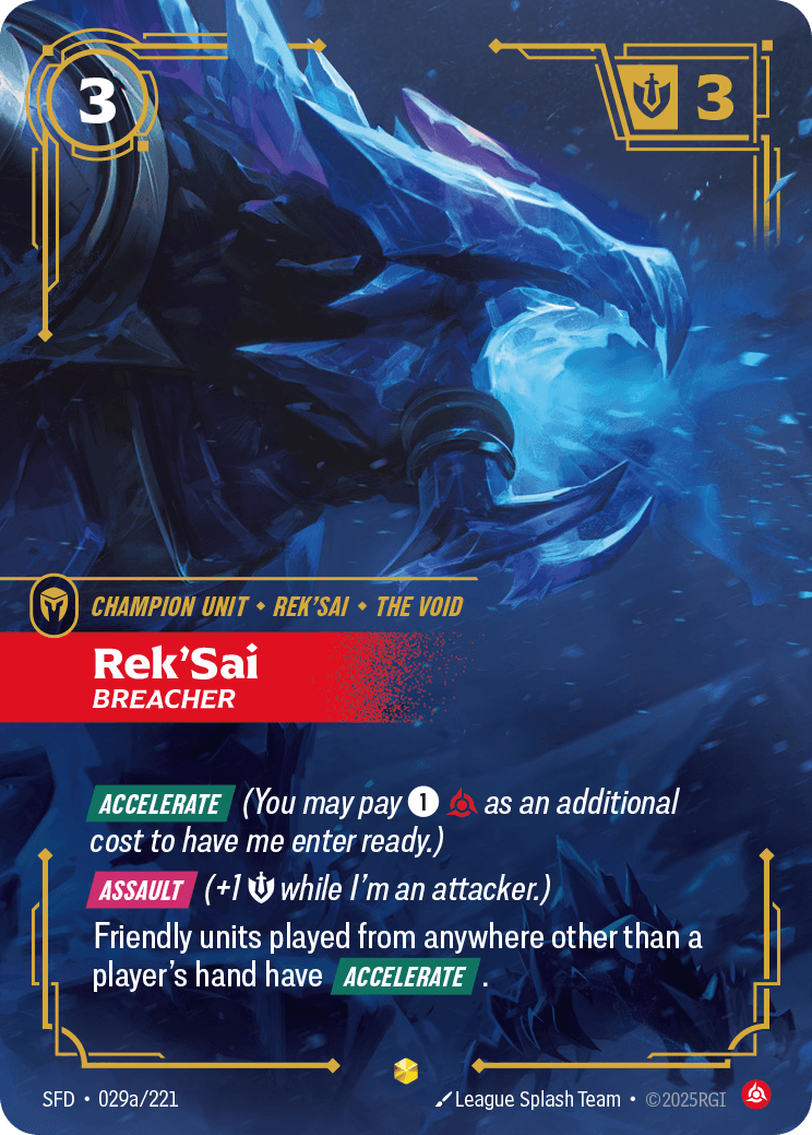 Rek'Sai - Breacher (Alternate Art)
