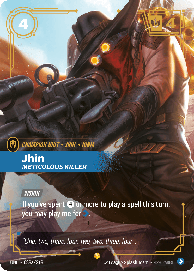 Jhin - Meticulous Killer (Alternate Art)