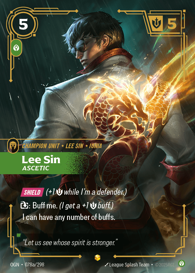 Lee Sin - Ascetic (Alternate Art)